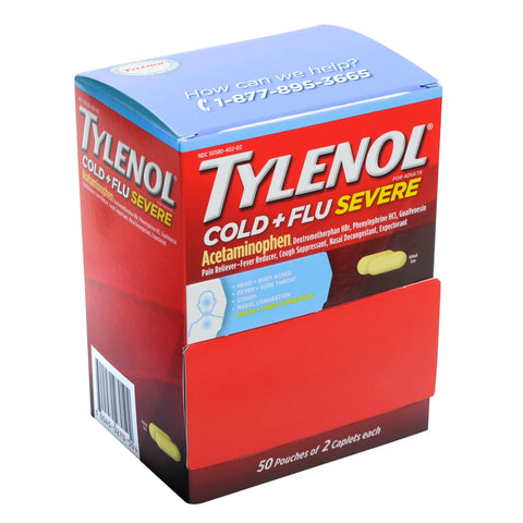 Tylenol Cold+Flu Severe Loose Box - 50CT