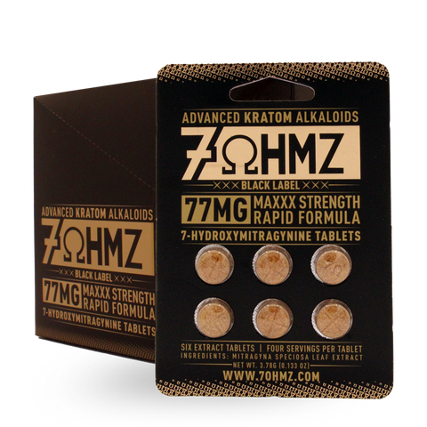 7-Ohmz Black Label: 6's Tablets - 77MG (20CT)