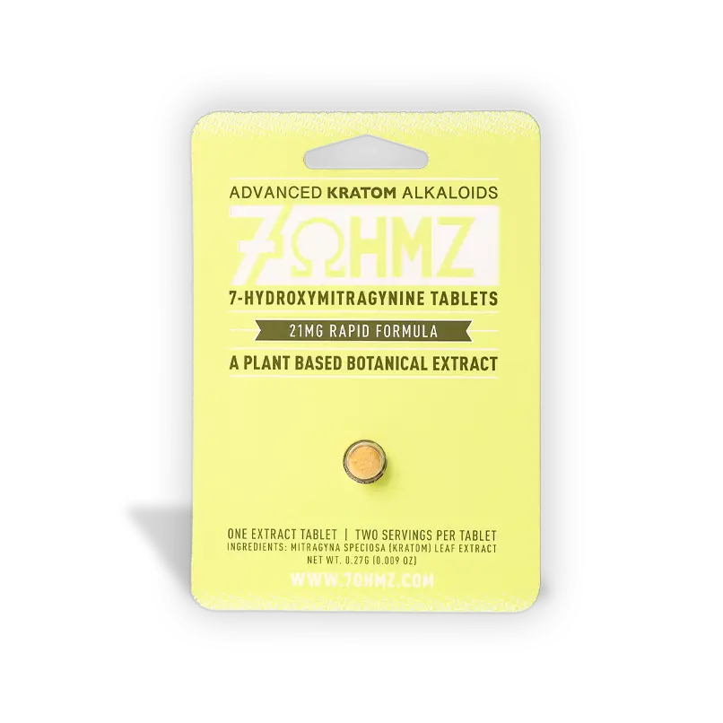 7-Ohmz Green: 1's Rapid Release Tablets - 21MG