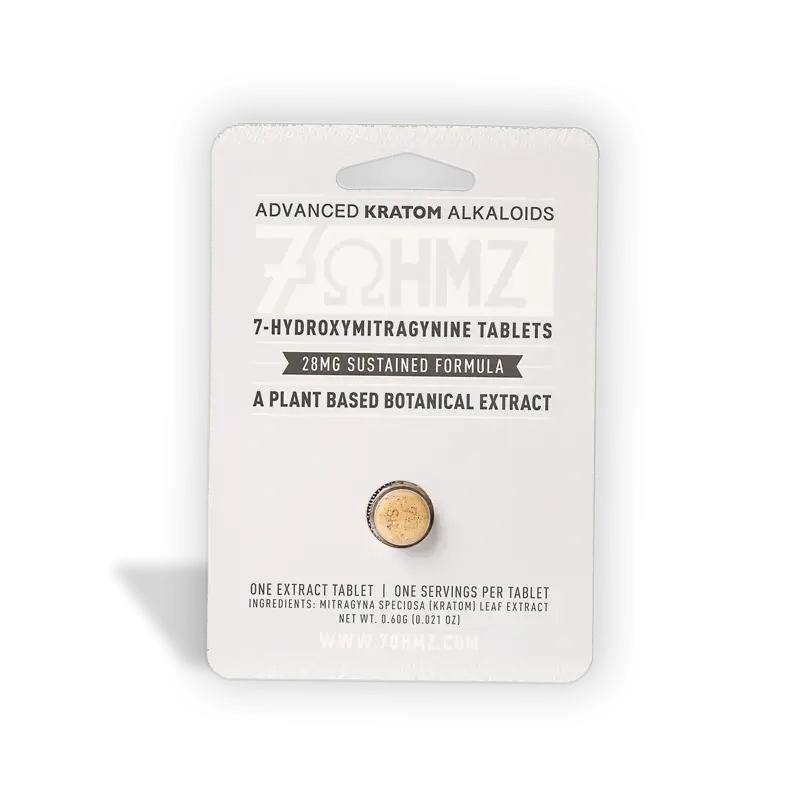 7-Ohmz Gray: 1's Rapid Release Tablets - 28MG