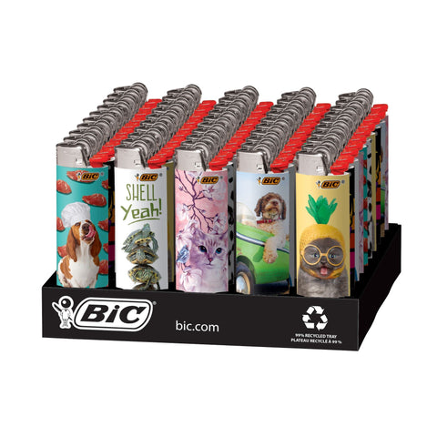 Bic Lighters: Animal Lovers Design (50CT)