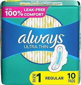 Always Ultra Thin: Regular (Size 1) - 10's