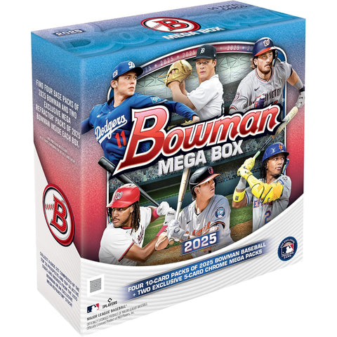 Topps: Bowman 2025 Baseball Cards Series 2 Mega Box (50 Cards)