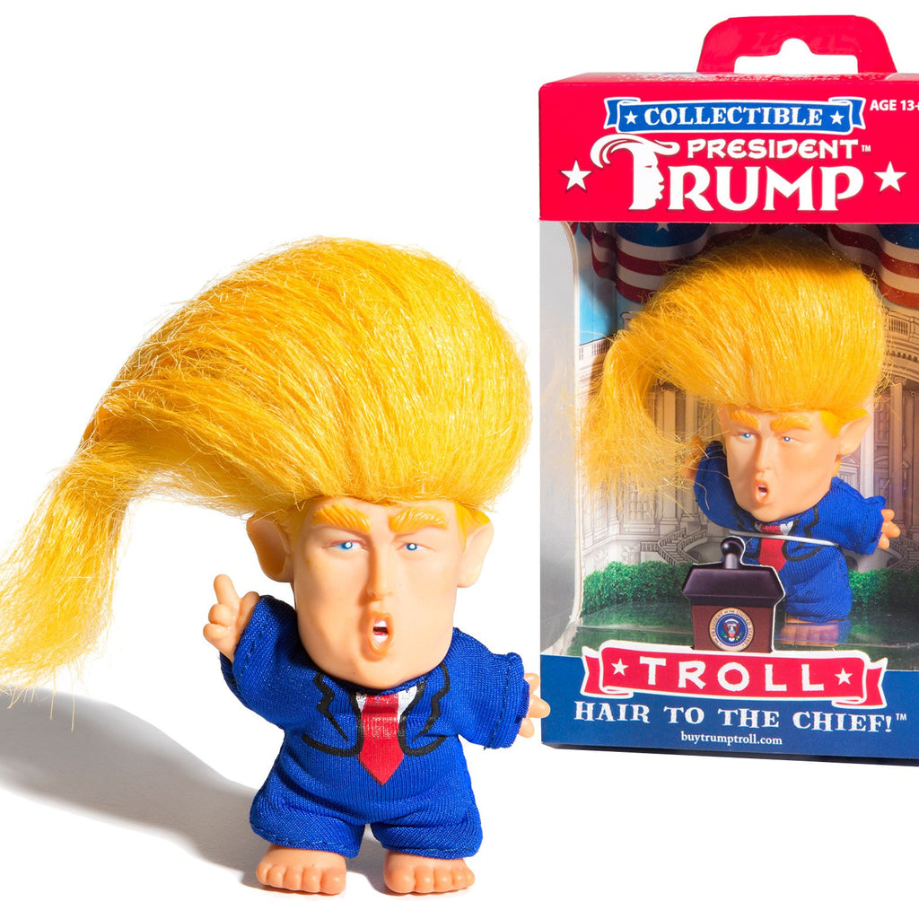 Trump Collectible Troll Doll Display (12CT)