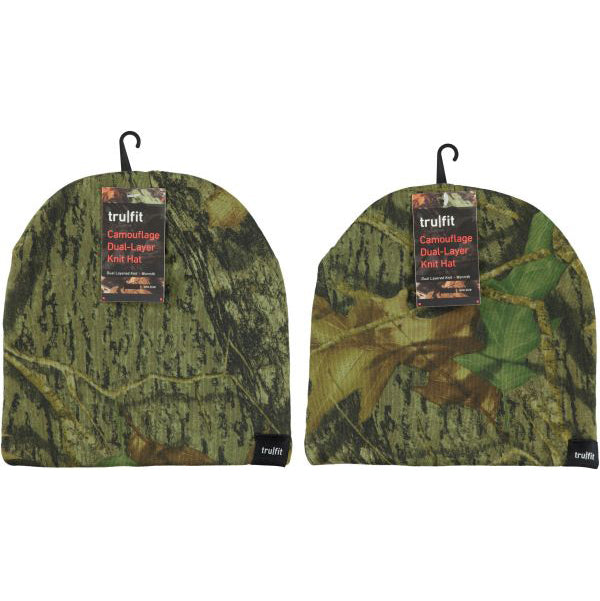 Trufit: Camo Dual Layer Knit Hat (12CT)