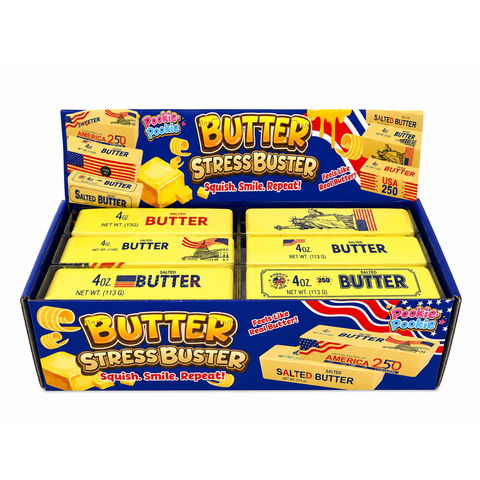 Squishy Butter 250th Anniversary Toy Display (12CT)
