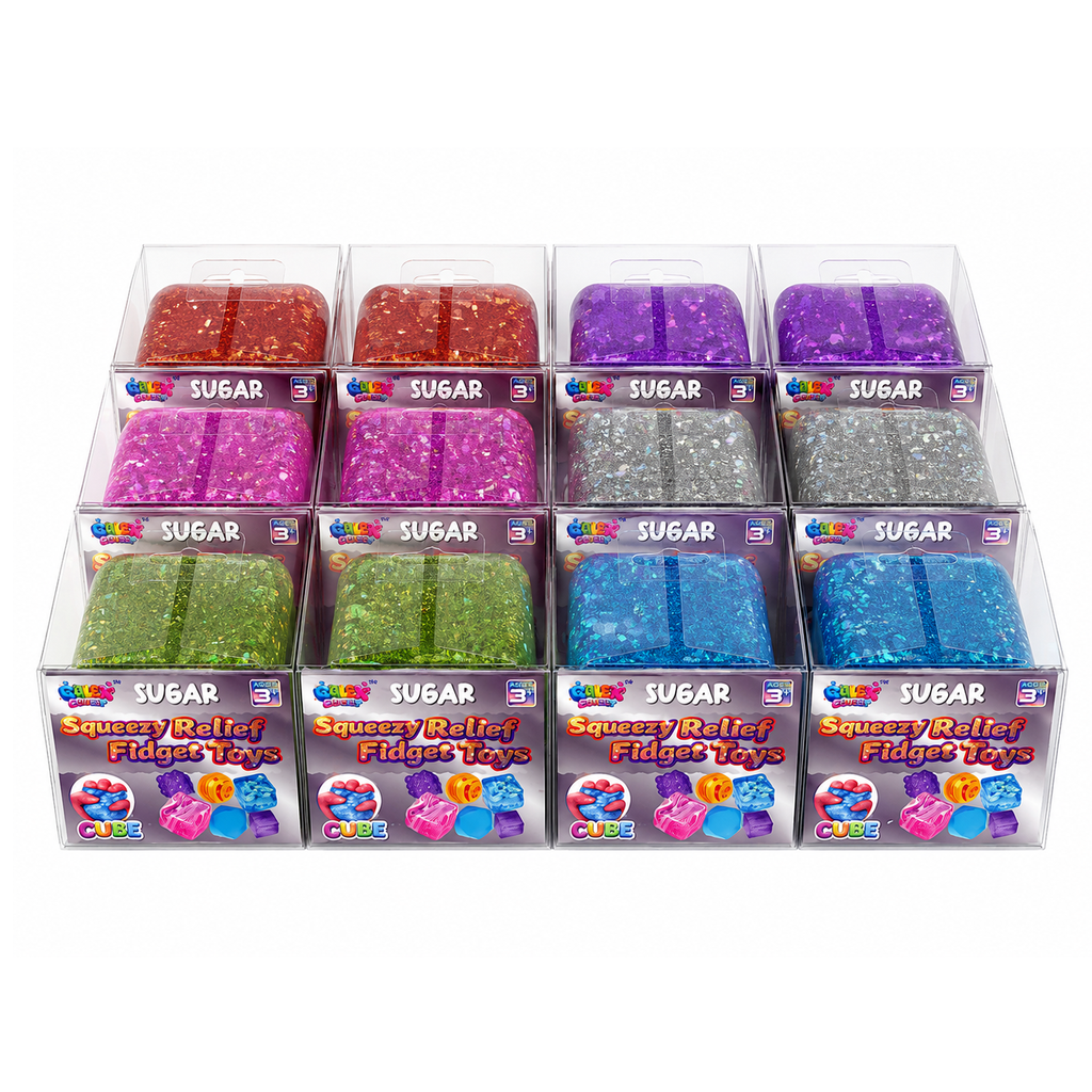 Stress Cube: Glitter (12CT)