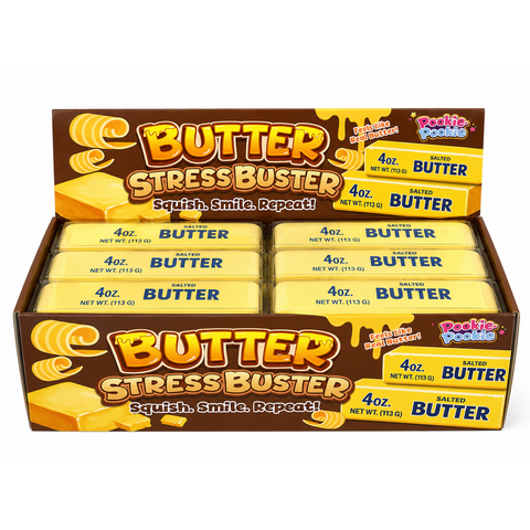 Squishy Butter Toy Display (12CT)