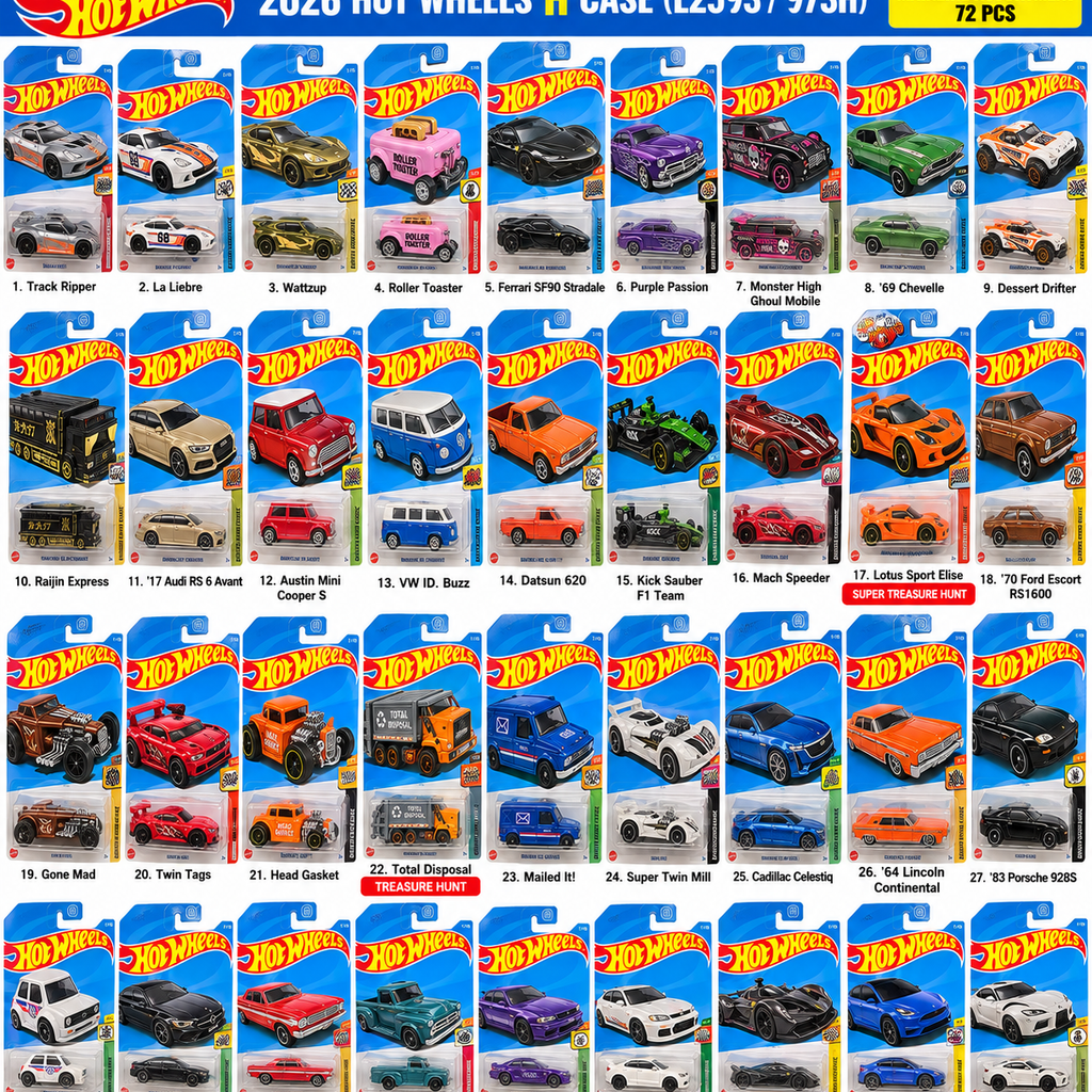 Hot Wheels: U.S Mainline L2593-97H