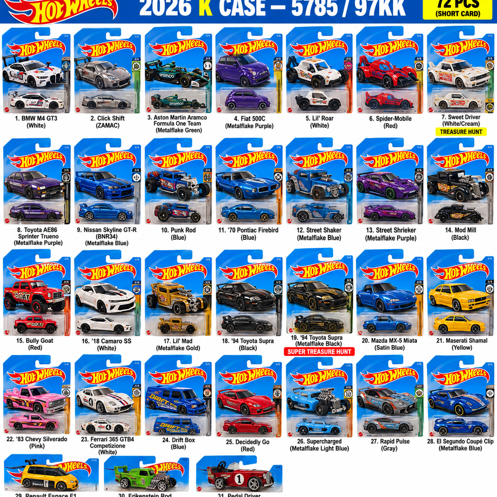 Hot Wheels: 5785-97KKSD