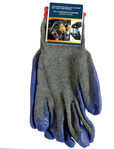 iCool Economy Work Gloves - Blue / Gray