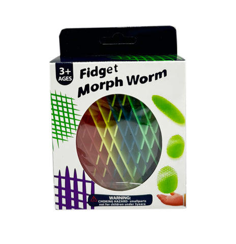 Fidget Rainbow Worm Morph Toy