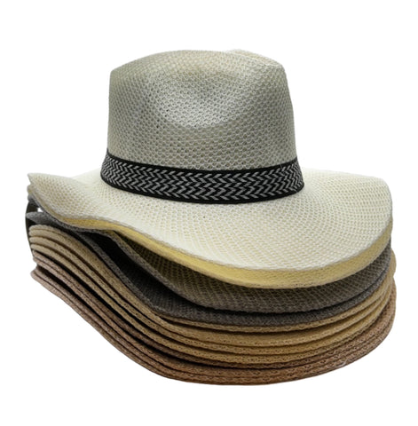 Summer Hats: Solid Dress Hat (12CT)
