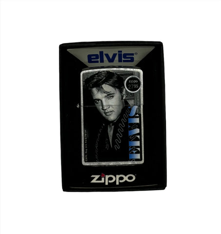 Zippo Lighter: Elvis Blue