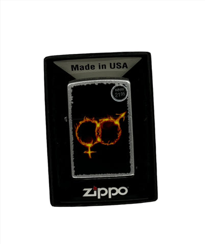 Zippo Lighter: Man Woman Fire
