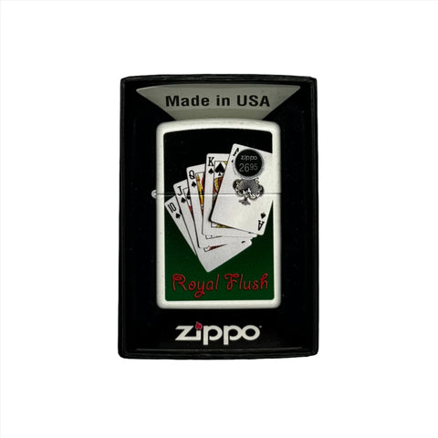 Zippo Lighter: Royal Flush