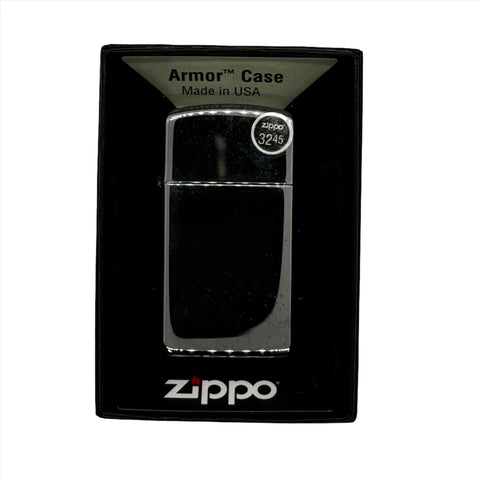 Zippo Lighter: Slim Armor Chrome