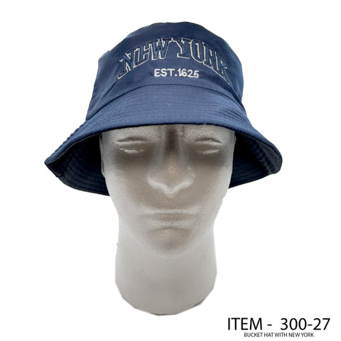 Bucket Hat: New York Design - 300-27 (12CT)