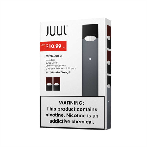 Juul Device Kit + Virginia Tobacco 5% 2Pack - $10.99