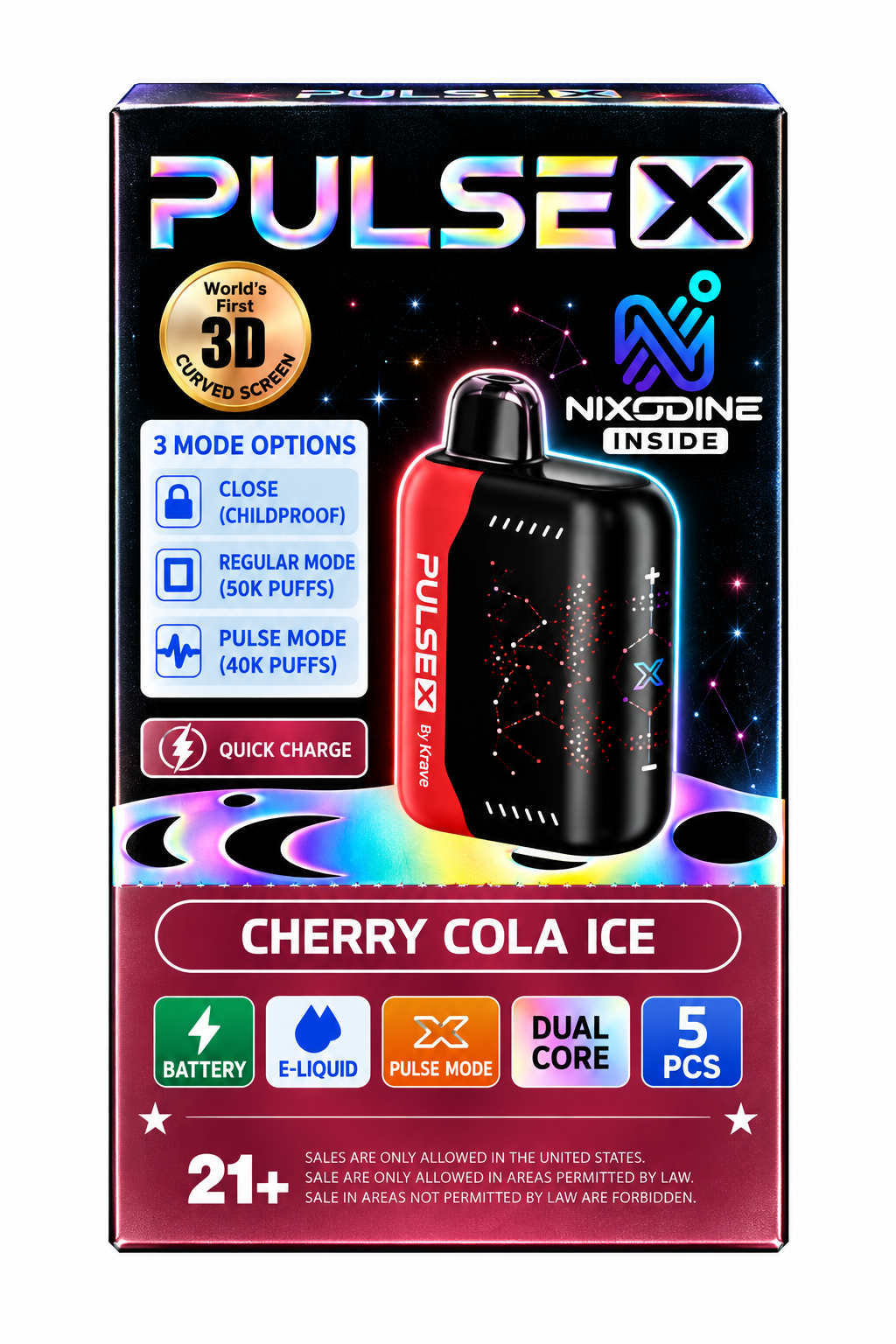 Krave Pulse X Nixodine 5%