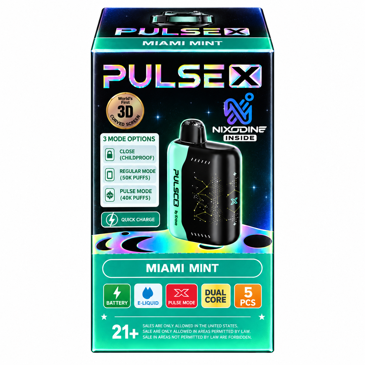 Krave Pulse X Nixodine 5%