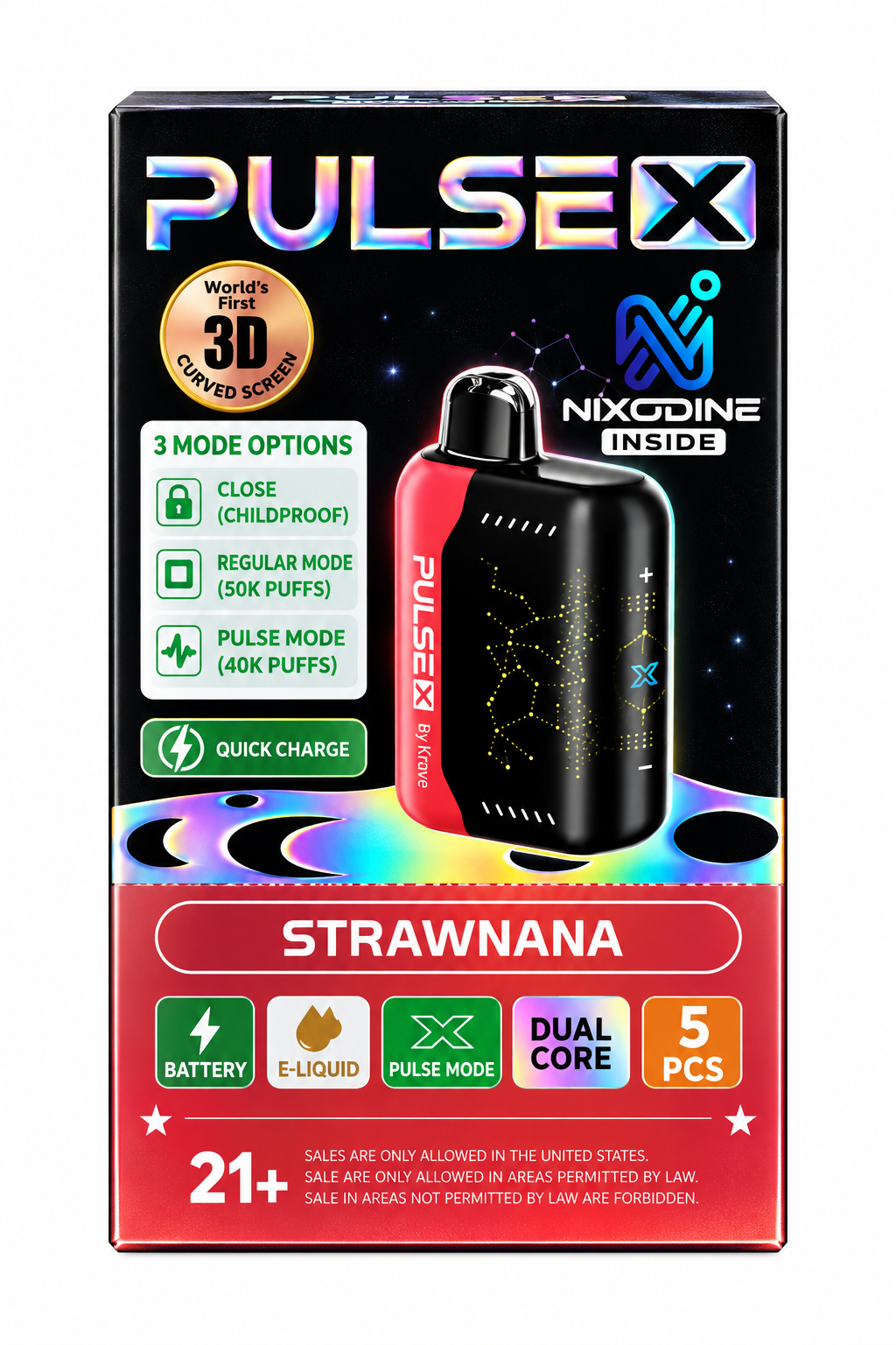 Krave Pulse X Nixodine 5%