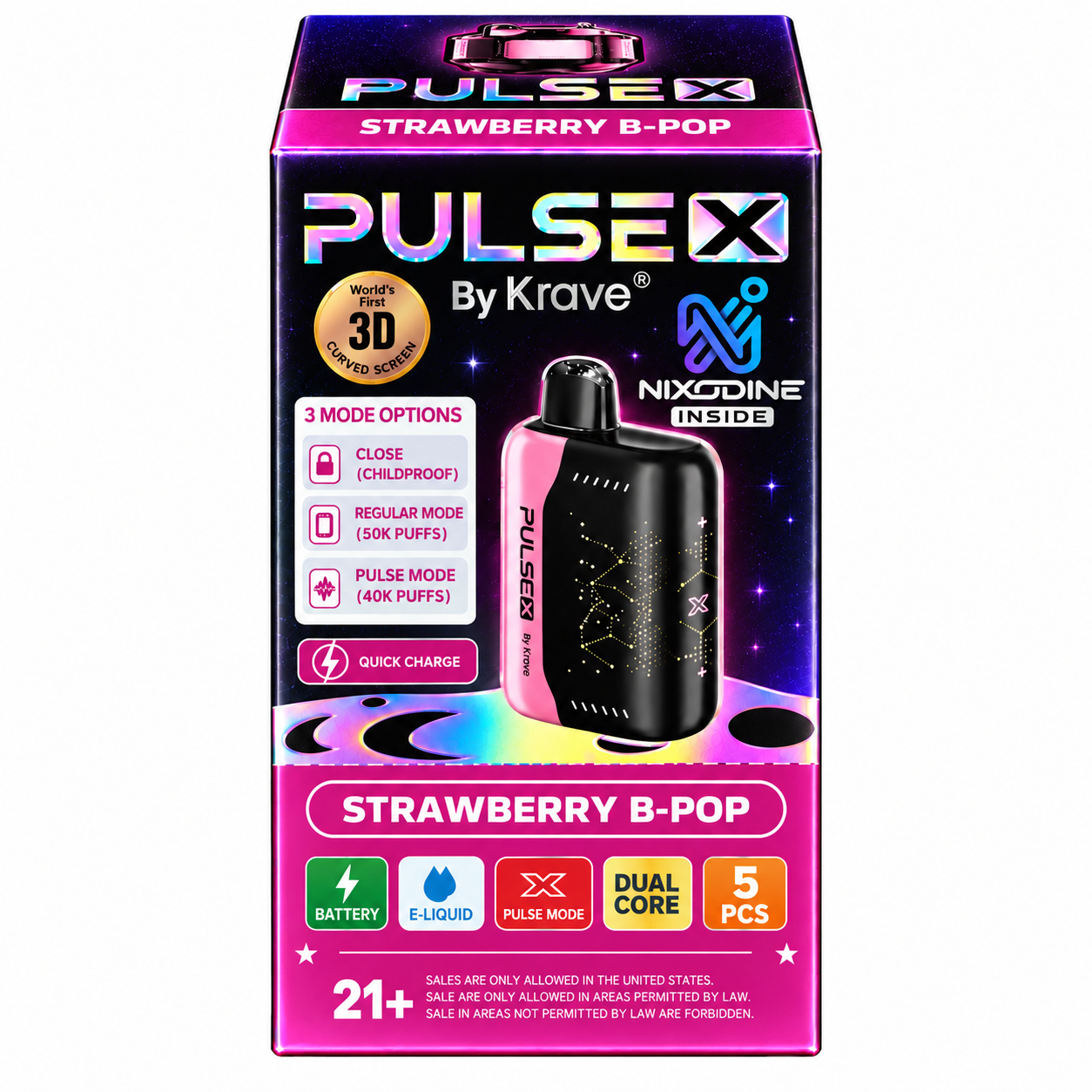 Krave Pulse X Nixodine 5%