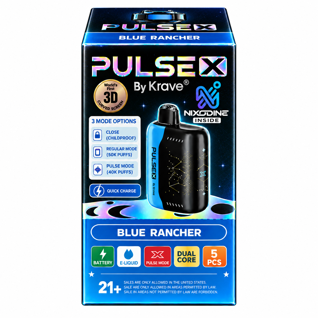 Krave Pulse X Nixodine 5%