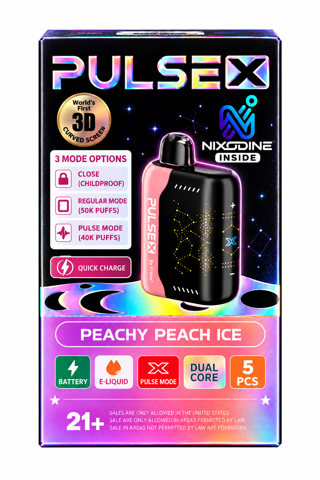 Krave Pulse X Nixodine 5%