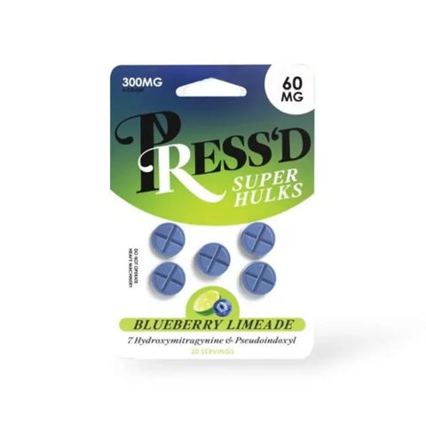 Press'd Super Hulks Capsules 300MG: Blueberry Limeade (10CT)
