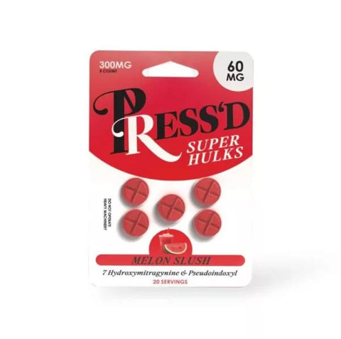 Press'd Super Hulks Capsules 300MG: Melon Slush (10CT)