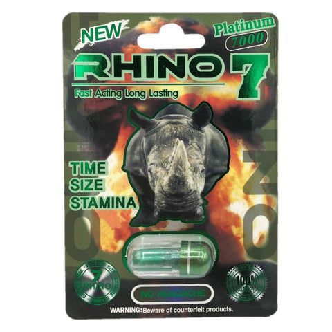 Herbal Supplement: Rhino 7 - Green