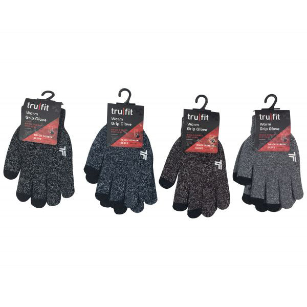 Trufit: Warm Rubber Grip Gloves (12CT)