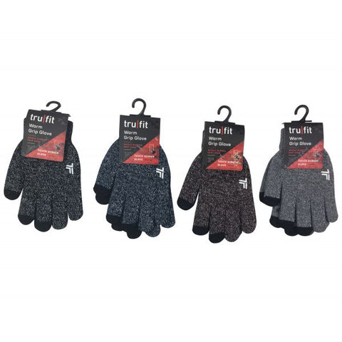 Trufit: Warm Rubber Grip Gloves (12CT)