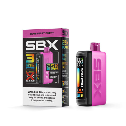 SBX 5% Metatine 25K: Blueberry Burst (5CT)