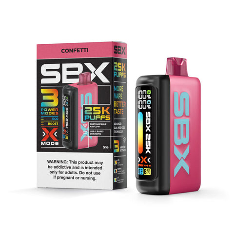 SBX 5% Metatine 25K: Confetti (5CT)
