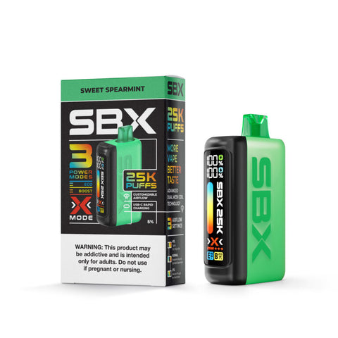 SBX 5% Metatine 25K: Sweet Spearmint (5CT)