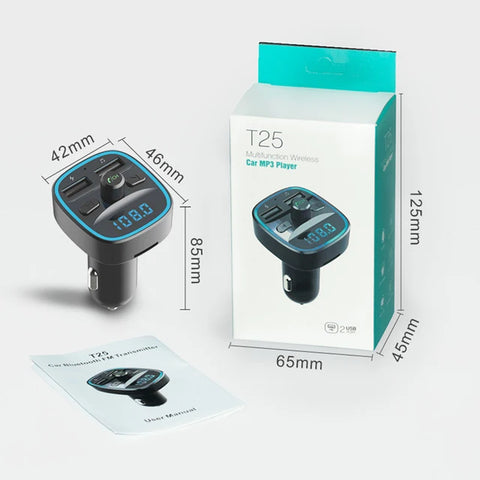 T25 Multifunction Wireless Car MP3 Player