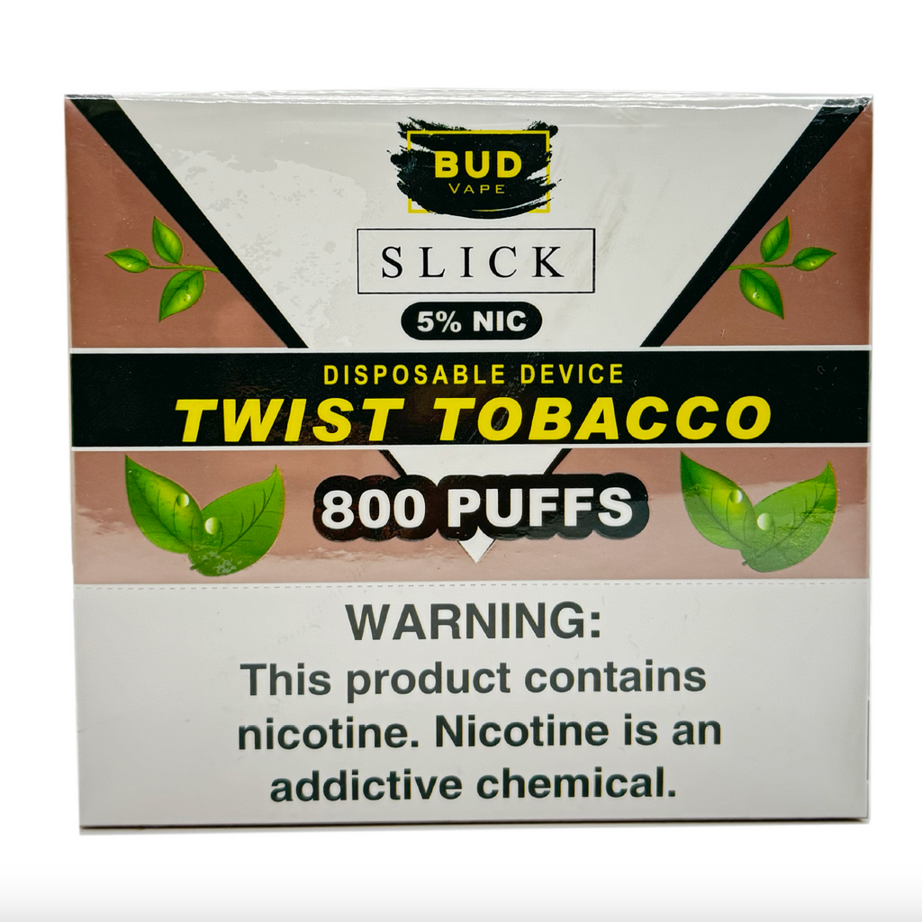 Bud Vape Disposable 5% - Twist Tobacco (20CT)
