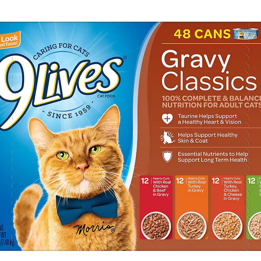 9 Lives: Gravy Classics Cat Food (48CT)