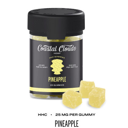 Coastal Clouds HHC Gummies 500MG: Pineapple