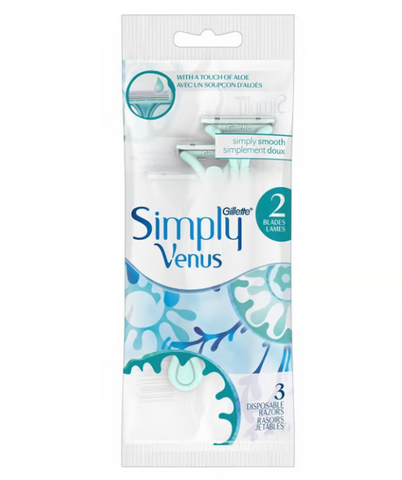 Gillette Razors: Simply Venus (3CT)