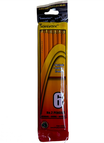 Yellow #2 Pencil 6Pack