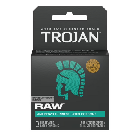Trojan Raw Bareskin 3's (6CT)