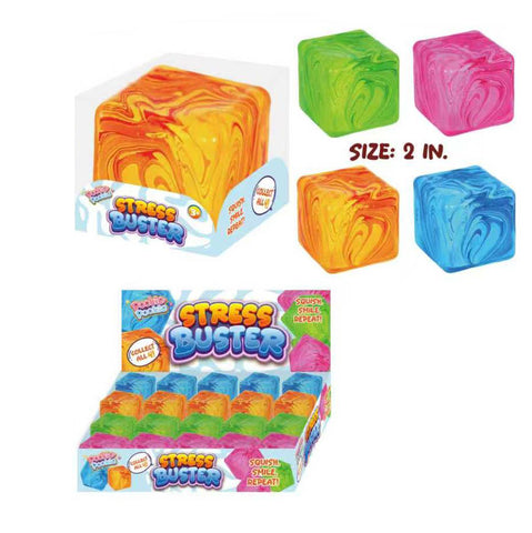 Stress Buster Cube: Marble (12CT) - 71948
