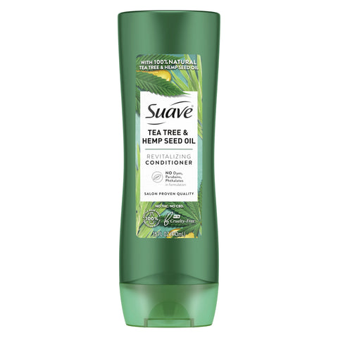 Suave Conditioner 12.6oz: Tea Tree & Hemp Seed Oil