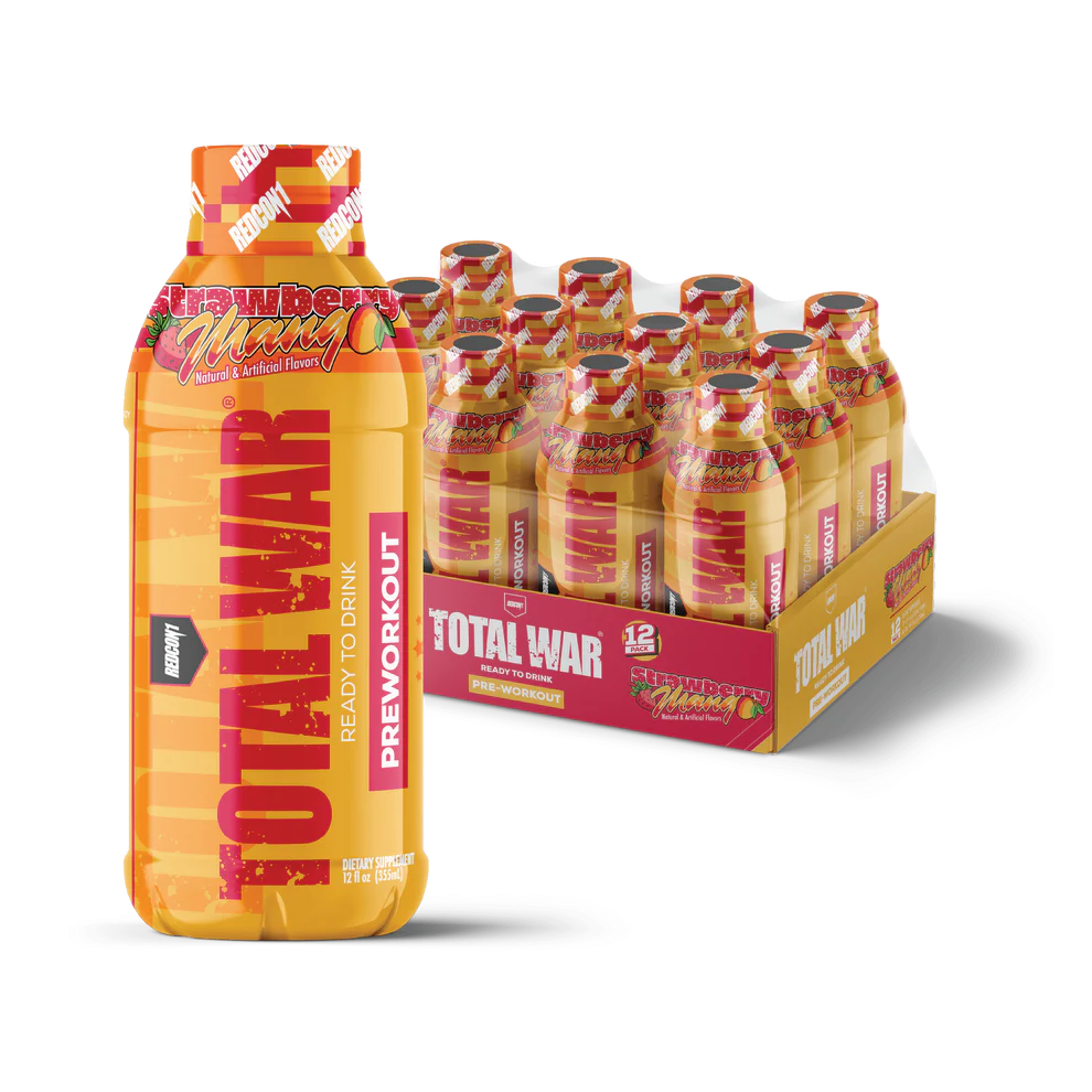 Total War Pre-Workout RTD: Strawberry Mango (12CT)
