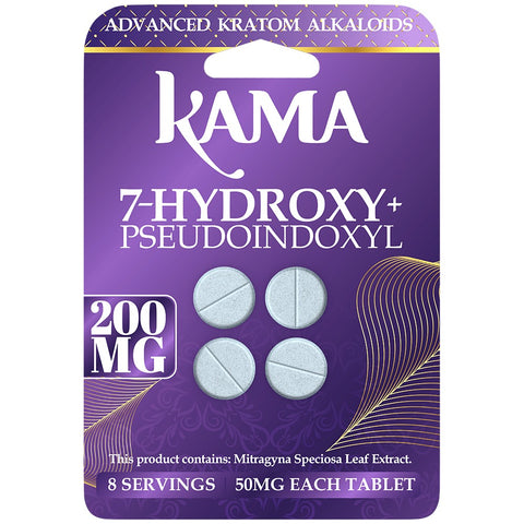 Kama Purple 200MG: 7-Hydroxymitragynine 4's - Original (10CT)
