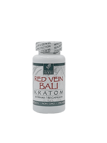 Whole Herbs Bottles: Bali Red Vein - 60 Capsules | 36 GMS