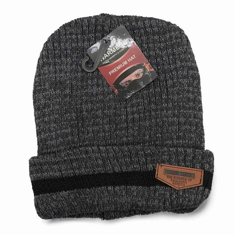 Warmers Leather Tag Premium Hat #004